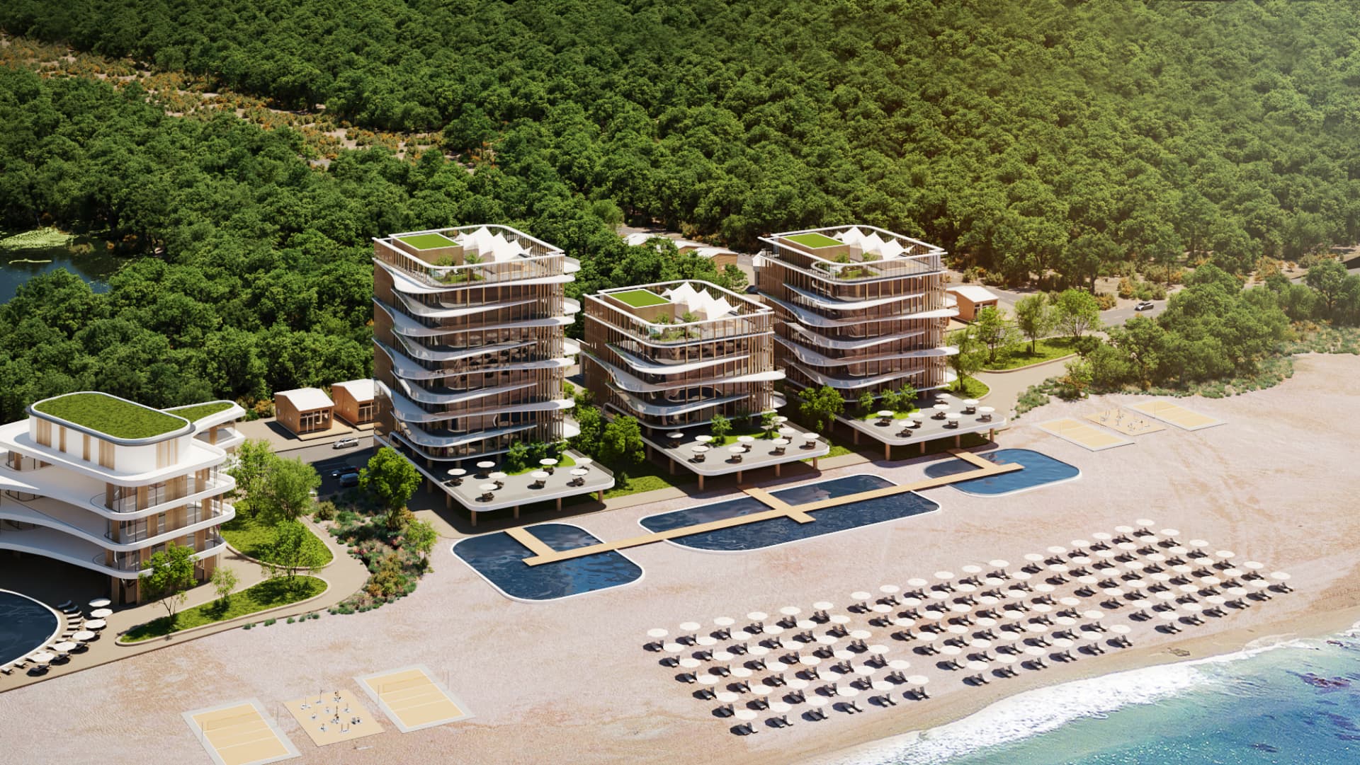 Coastal Resort - beachfront residences