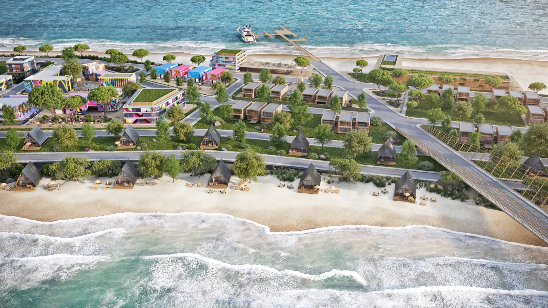 Coastal Resort - waterfront village